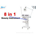 8 In 1 Multifunction Beauty Equipment , Vacuum Galvanic Salon Facial Steamer